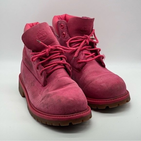 Timberland Pink Hiking Boots - Picture 1 of 12